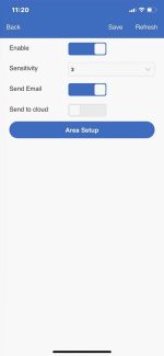 Camius View Smartphone App Email