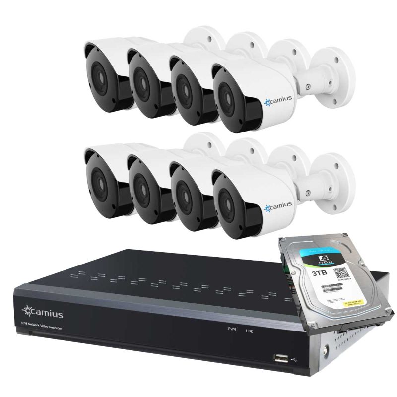 Camius Outdoor security cameras with night vision 8P8B3T