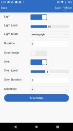 Camius spotlight surveillance camera