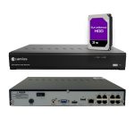 Camius 4K 8 Channel NVR for IP Cameras | 3TB HDD | Home & Business Security