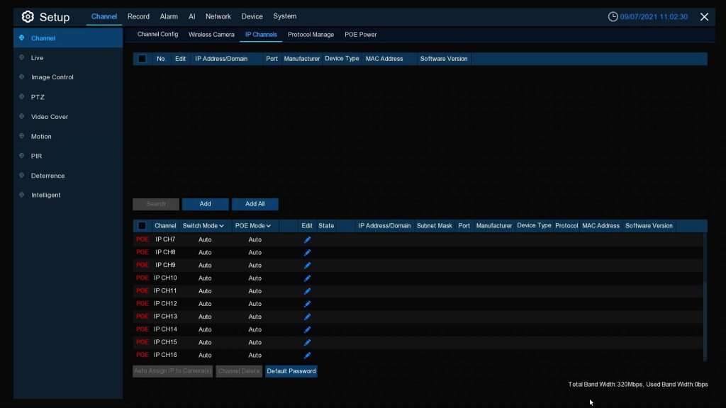2320P16N ADD POE CAMERA