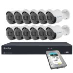 Camius 5mp poe outdoor 12 camera system