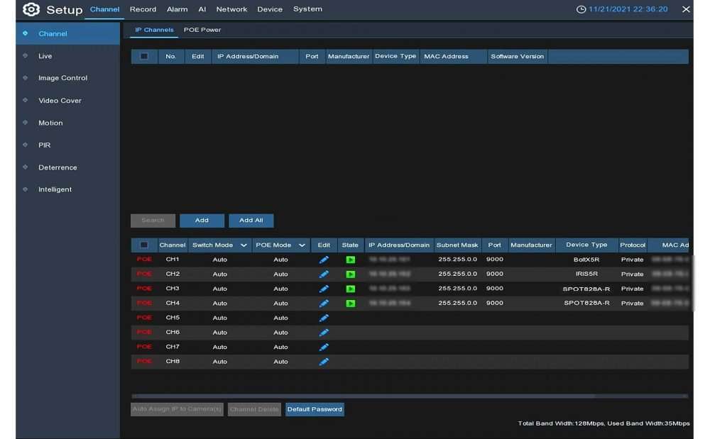 2 X 4K Poe Security Camera, 2 X 2K Dome Camera, Powerful 128Mbps 8 Channel Nvr System With 4Tb Hdd 4 IPVAULT1128PR BOLTX5R IRIS5R IRIS5R SPOT828A R e1645245646976