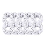 10-pack 60-Feet Cat5E UTP network ethernet cable for PoE cameras