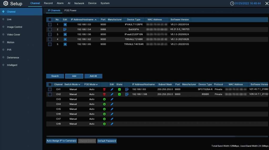IRIS8R SPOT828A R 1128PR CHANNEL LIST