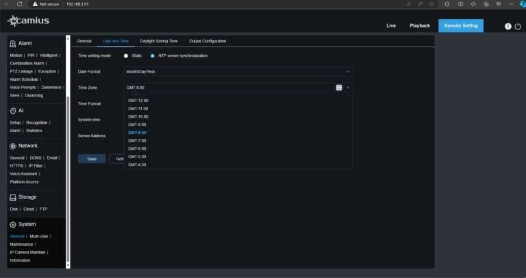 Setting the correct date and time on security DVR, NVR Recorder is crucial for accurate video recording and playback I Camius