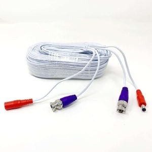BNC Audio Video Power Coaxial Cable for Camius Analog Camera System - 60ft BNCCBL-ULCL260F