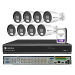 4K 16 Channel DVR Camera System with 8 4K Outdoor Security Cameras, 4TB