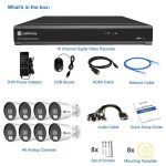 Camius 16 channel DVR camera system with full color night vision outdoor security camera FB4KPRO