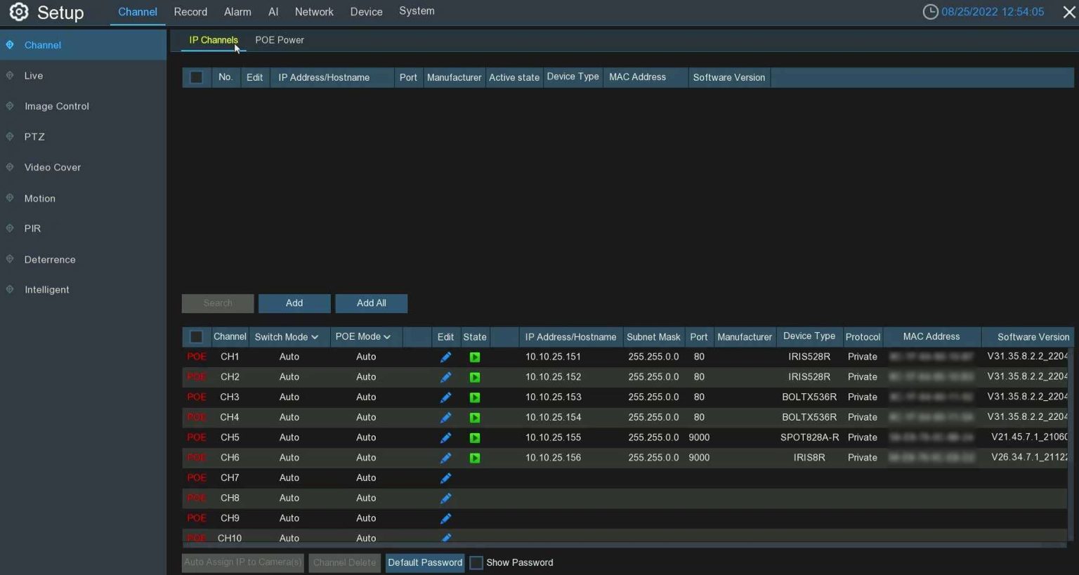 IPVAULT2256PR 6 CAMERAS CHANNELS LIST 2K AND 4K e1735257714167