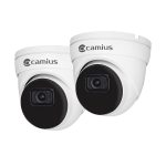 Camius 2K Security Camera PoE Dome with Super Wide View, Audio (2 Cameras) IRIS528R