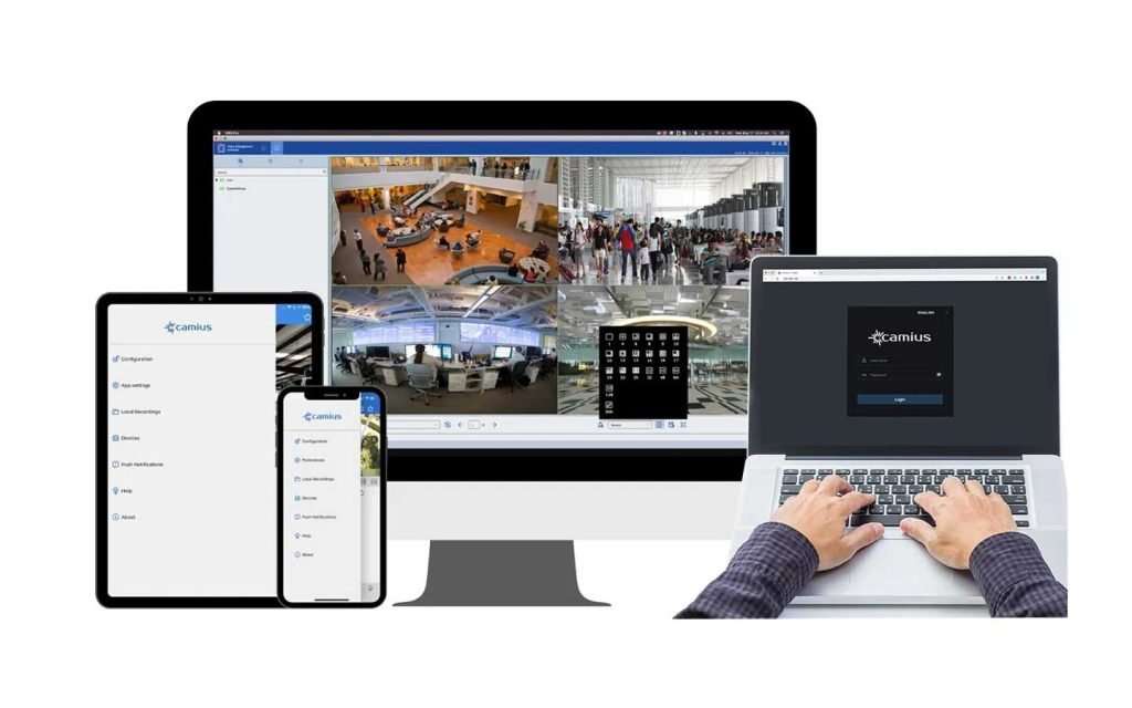DVR camera system. Power over Ethernet Camera System with NVR software, Web Browser and Smartphone Access - Best Camius NVR software for Windows and Mac to control up to 128 cameras