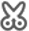playback backup Clip cut icon