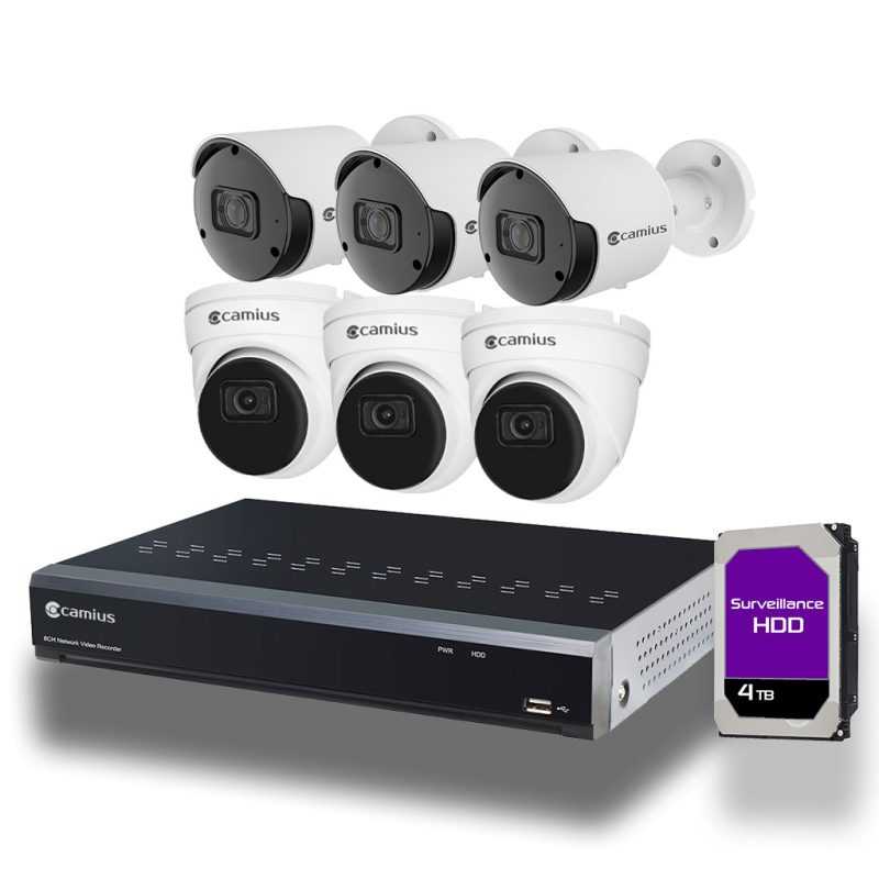 6-Camera-Security-System-With-4Tb-Nvr--No-Subscription-8Pr3B3I4T 2K 6 Outdoor Camera Security System | 8 Channel NVR