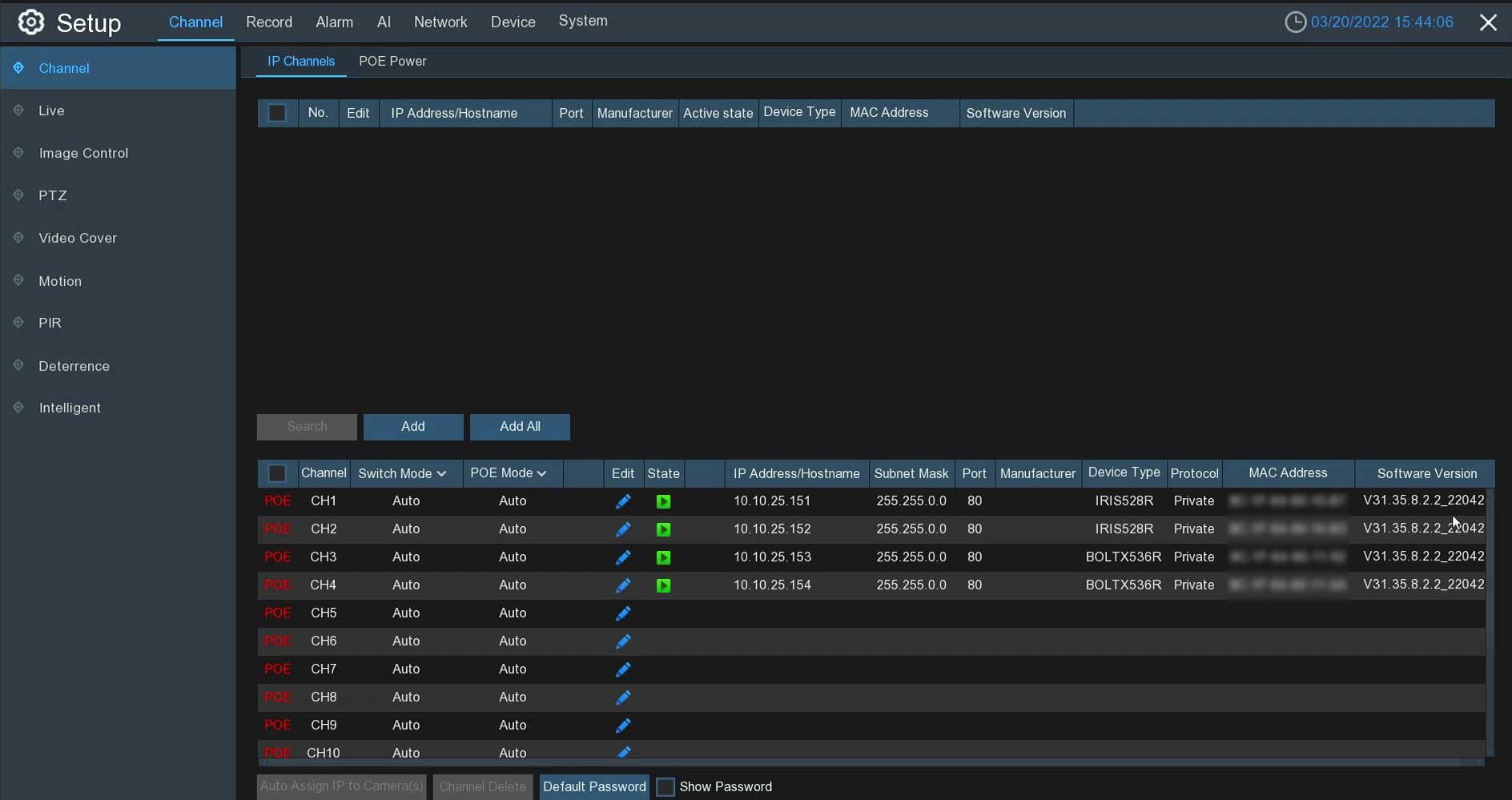 16 channel nvr security system