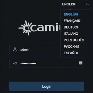 Can I access Camius device via the browser?