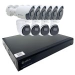 Camius I 10 5MP Power Over Ethernet Security Cameras with 16CH NVR (without HDD)
