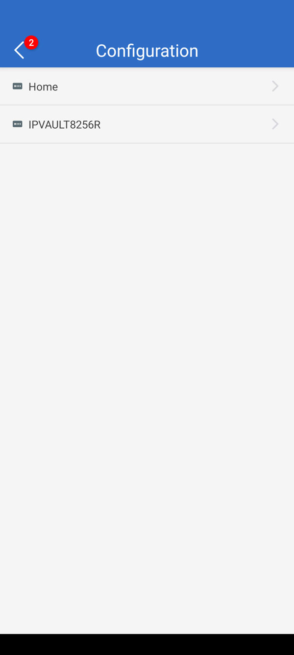 Camius View Configuration Select Device