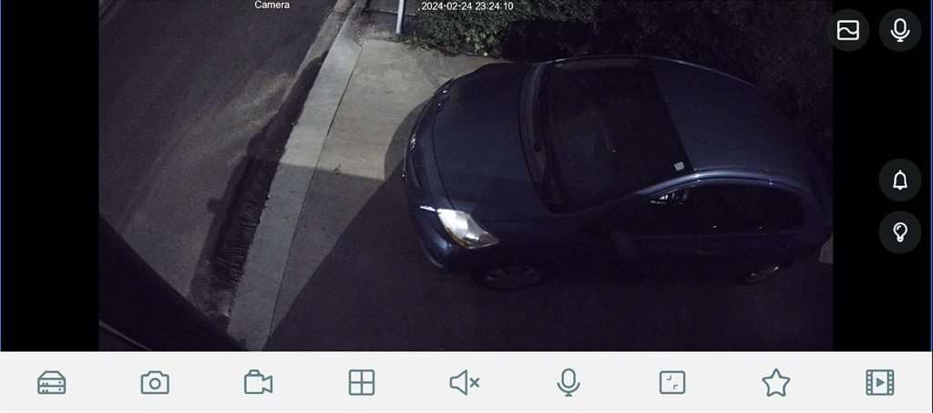 Camius spotlight cameras with lights off