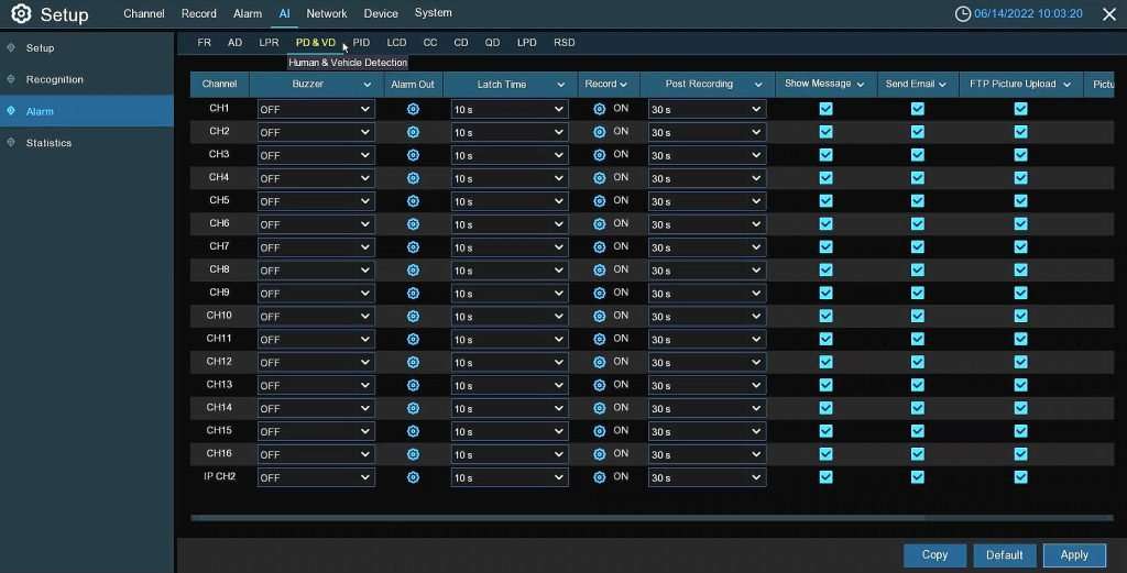 Human, Vehicle Detection, Perimeter Intrusion And Other Ai Functions With Push Notifications 3 Camius hybrid analog DVR with human and vehicle detection