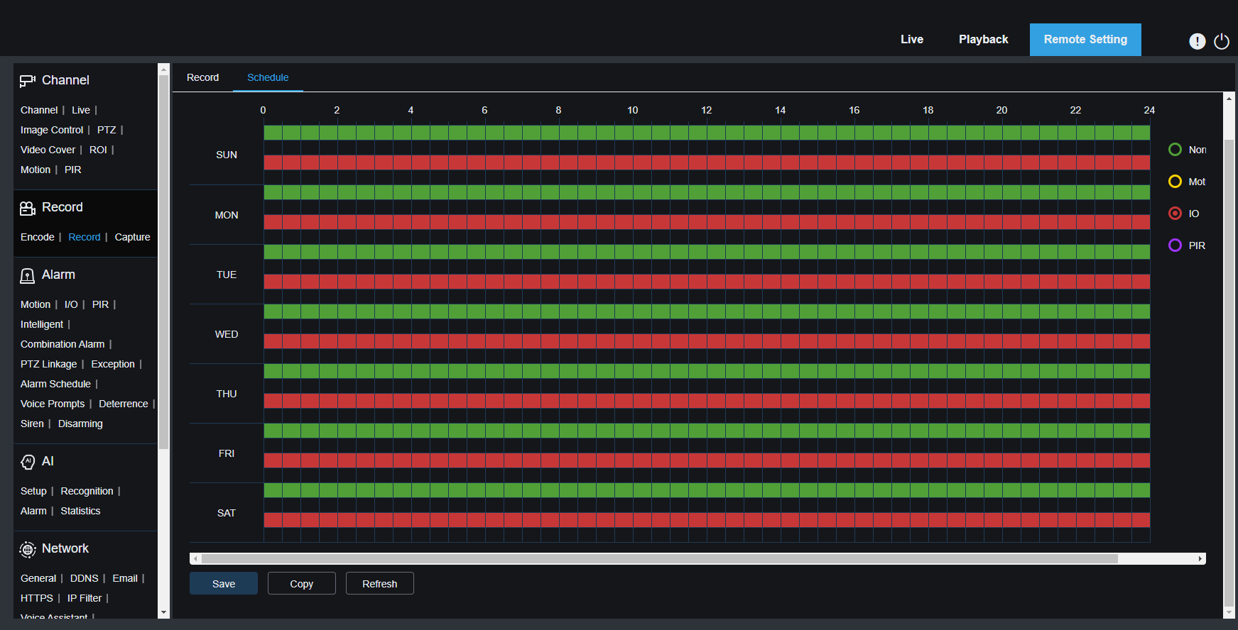 2320PR SPOT828A RB Record Record Schedule