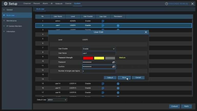 How to add a user to Camius NVR or DVR recorder