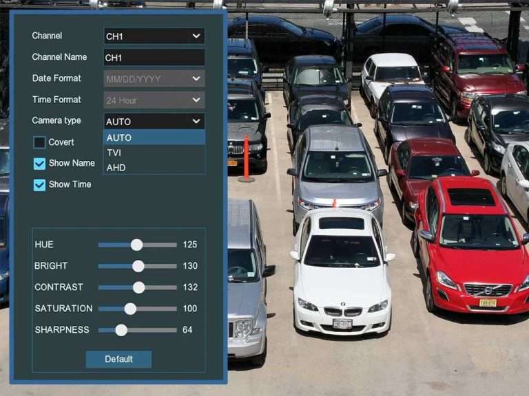 CVBS-AHD-CVI-TVI-input analog security camera Camius
