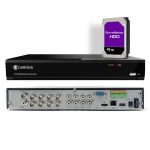 8 Channel DVR with Hard Drive 4TB – 4K Hybrid DVR