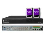 Camius 4K Security Camera DVR 16 Channel with 8TB HDD storage for professionals. Security DVR Recorder BNC, IP cameras