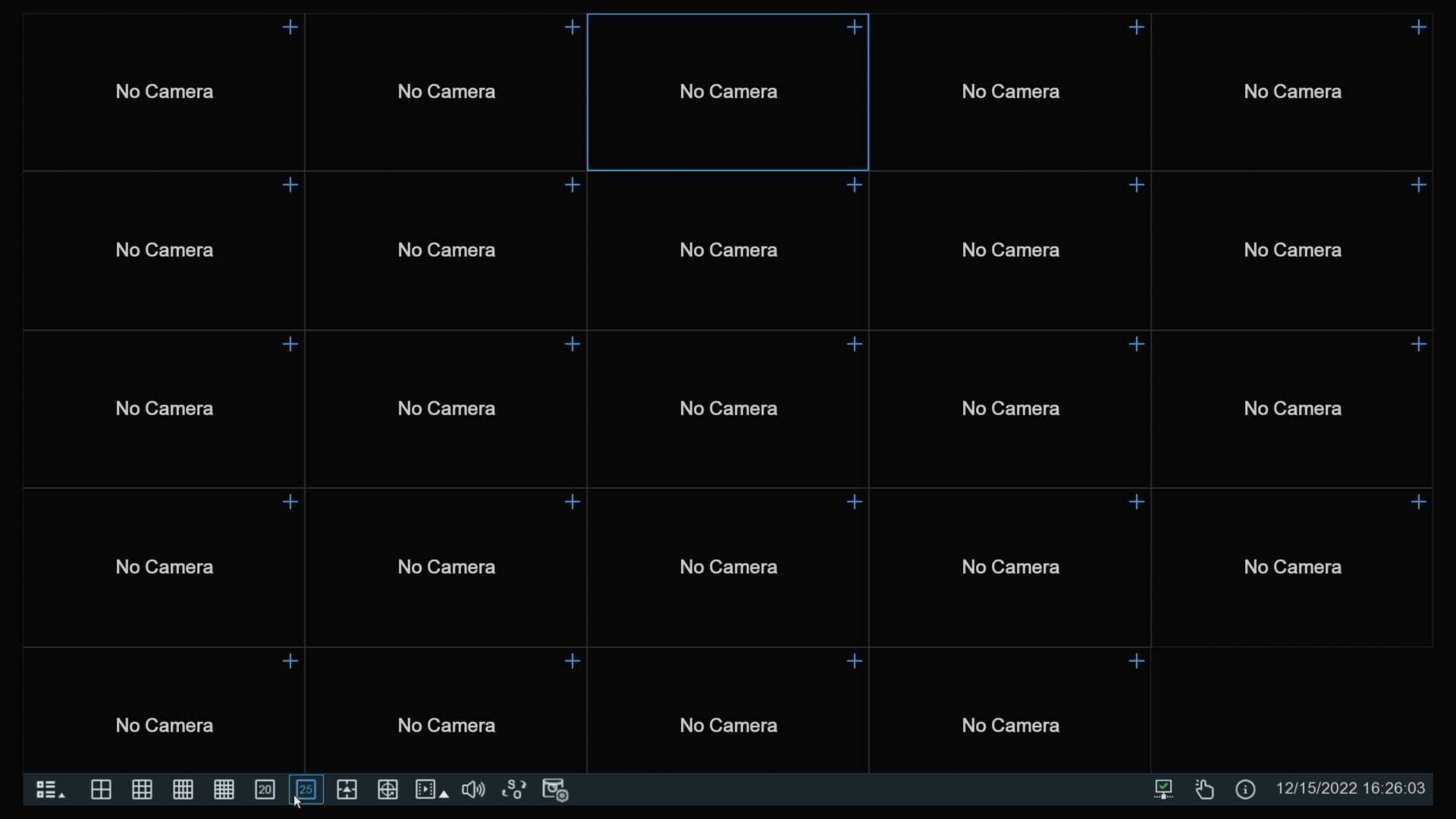 TRIVAULT4K2168R layout 24 ip camera view