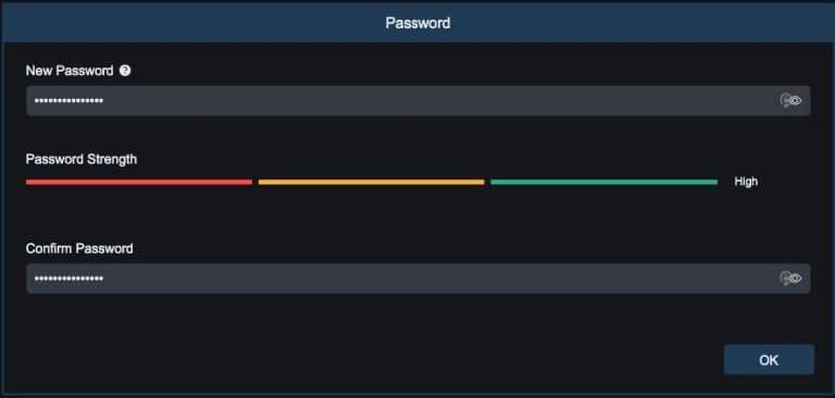 web browser new password setup 2023