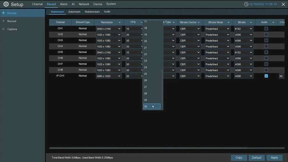 Camius TRIVAULT4K184R2 record encode mainstream