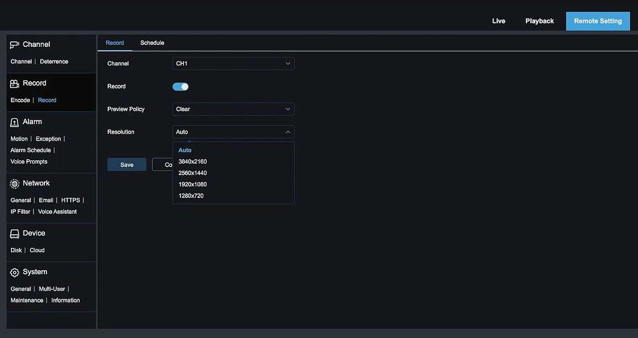 Camius wireless NVR record resolution e1734855905154