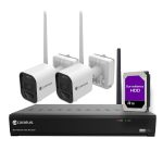 Camius 4K Wireless Battery Camera System with 2 Security Cameras, NVR, 4TB - 4K Wireless Battery-Powered Security Camera System – No Wires, No Hassle!