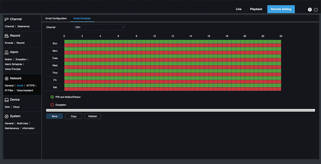 WF4KN netwotk email schedule web 1