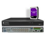 Camius 4K 16 Channel DVR Recorder for Security Cameras with 8TB Hard Drive