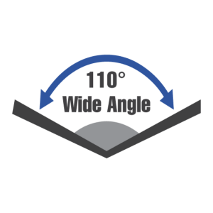 super wide angle security cameras 110 degree view