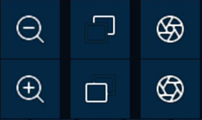 Speed Slider Section: Speed adjustment for pan and tilt