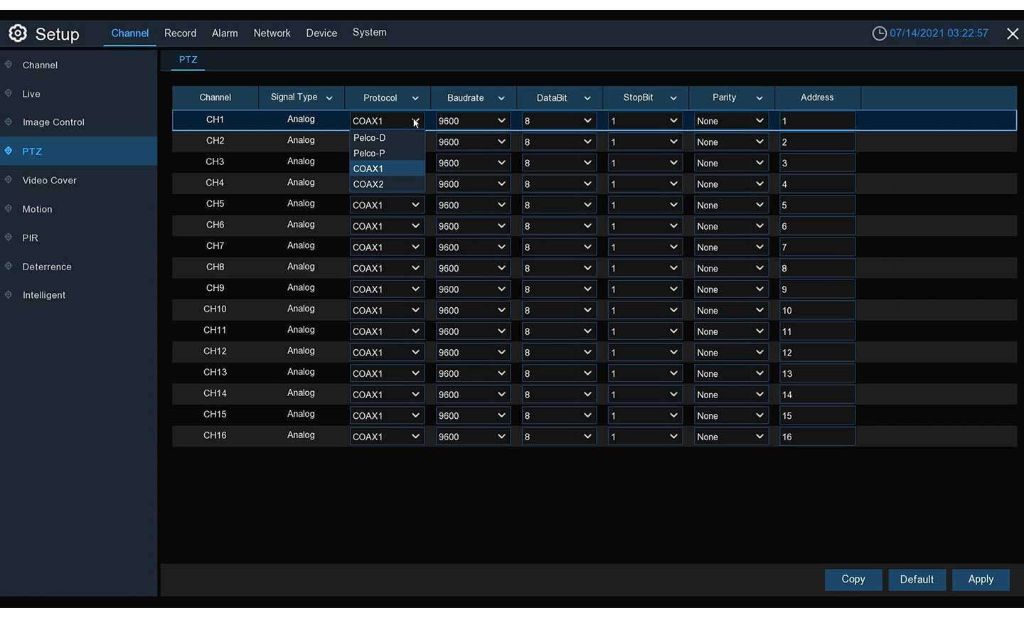 Guide-to-Camius-4K-DVR-with-PTZ-Control​---PTZ---ONLY-ANALOG-TRIVAULT4K2168R-WEB