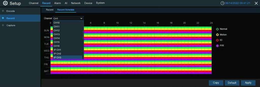 TRIVAULT4K2168R RECORDING SCHEDULE 2 100kb