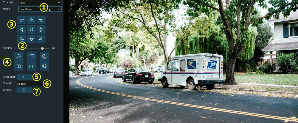 Camius PTZ DVR - Line Scan