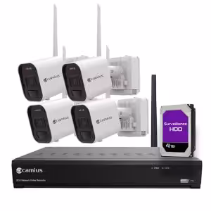 WF4K-4C-4T 4 camera security system wireless