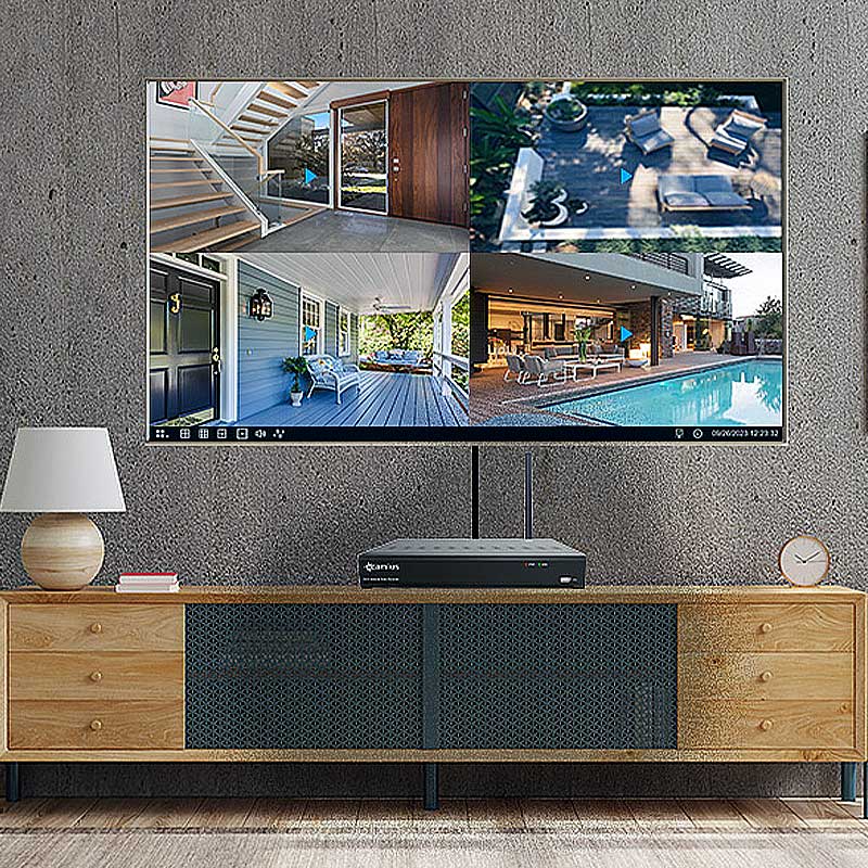 Camius 4K wireless security camera system without subscription fees