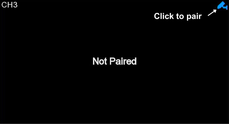 Camius wireless camera pairing