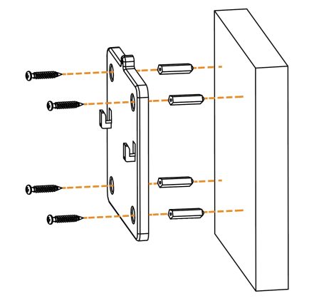 Wall bracket installation