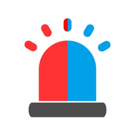 Camius active deterrent cameras - red and blue lights