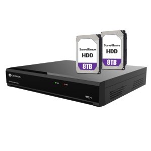Professional NVR 32 Channel - 640 Mbps, RAID, 4 Bay SATA - 16TB Storage Included