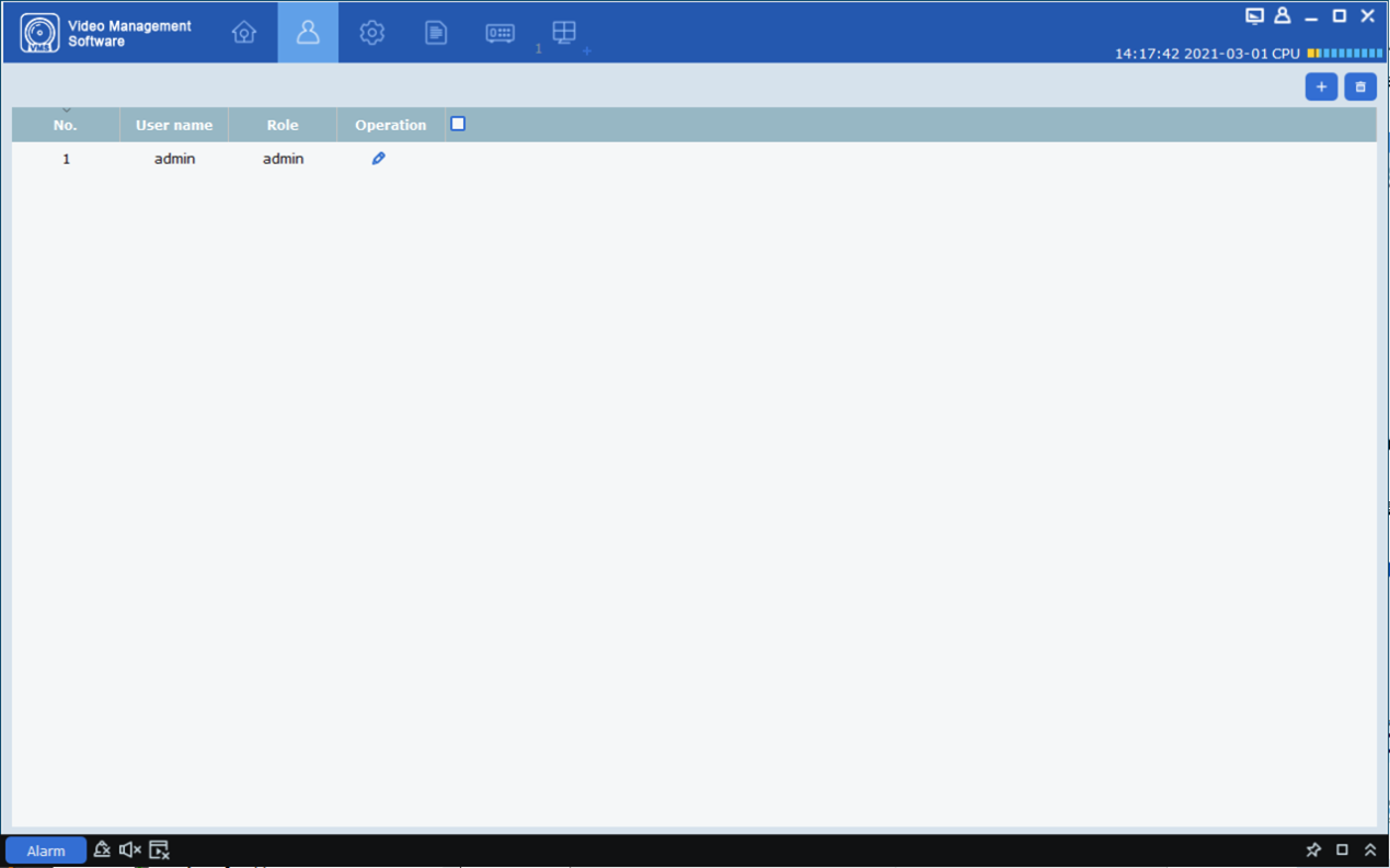 Camius VMS pro account management