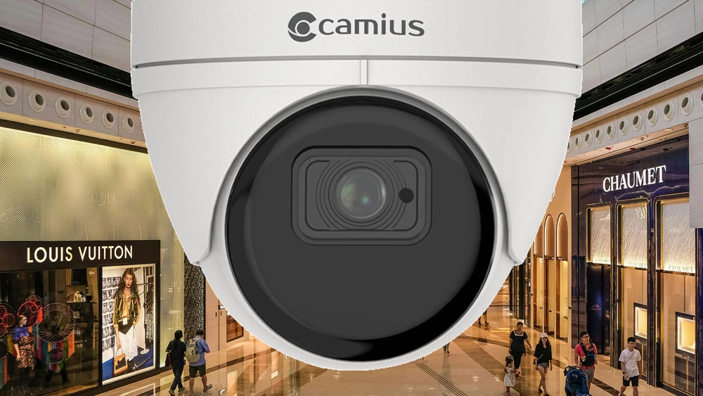 Camius 4K PoE Dome Camera for Business and Professional Security