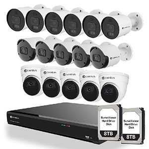 16 Channel PoE Security Camera System